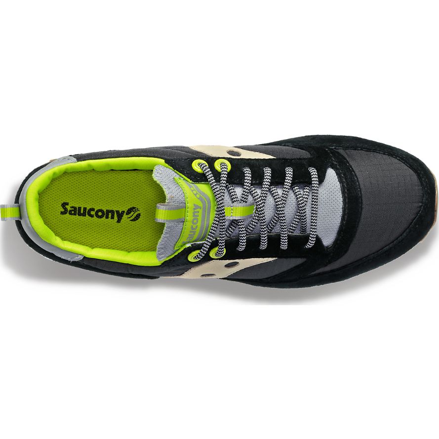 Saucony Jazz 81 Peak Premium Joggesko Dame Svarte Lyse Grønn | Norge-304751