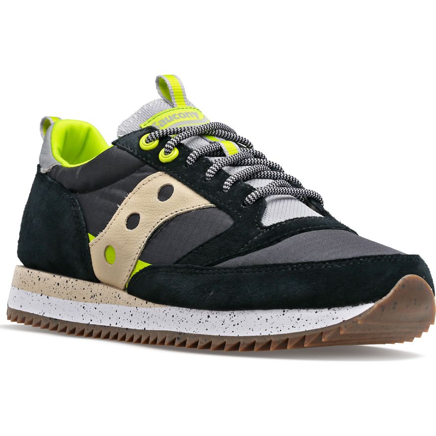 Saucony Jazz 81 Peak Premium Joggesko Dame Svarte Lyse Grønn | Norge-304751